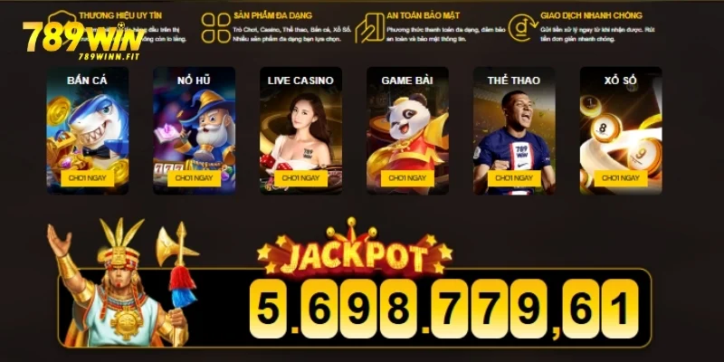 Các siêu phẩm cực hot trong kho game của 789WIN